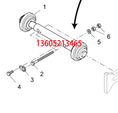 福格攤鋪機(jī)刮板導(dǎo)向輪總成2175024